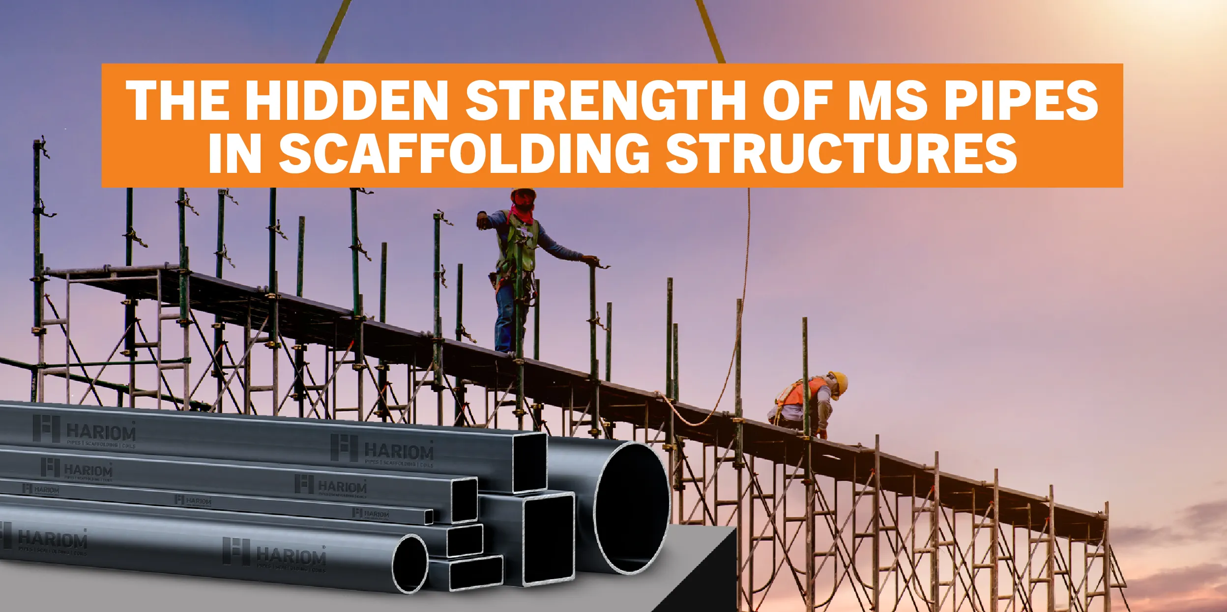MS Pipes in Stable Scaffolding Structures
